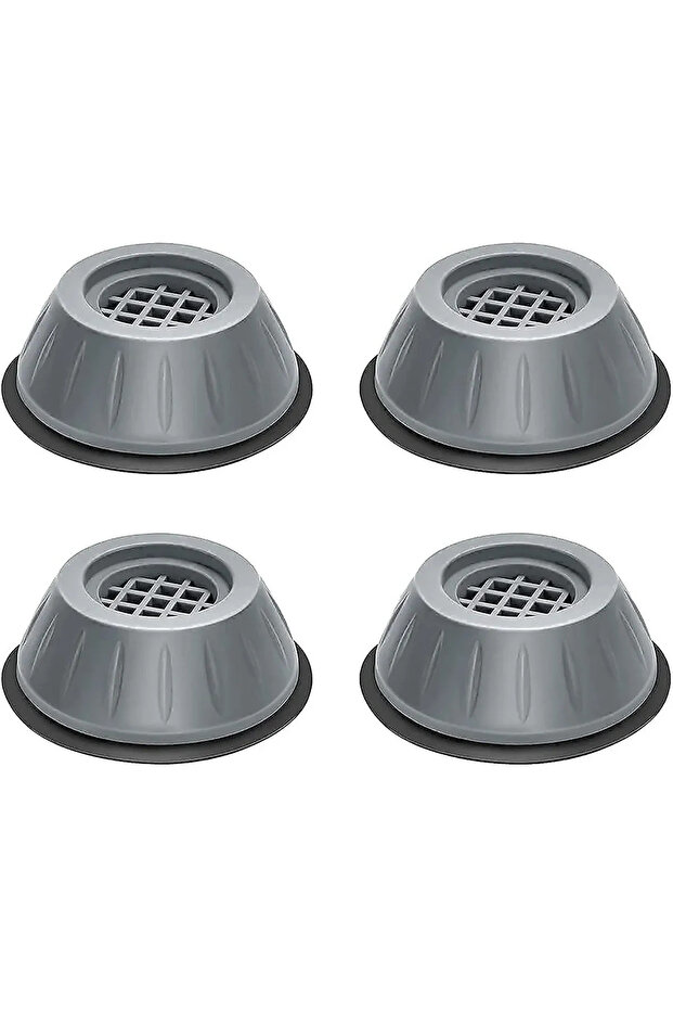 Gray 4-Pack Washing Machine Mat Anti-Vibration Stopper Furniture Feet Sturdy and Durable