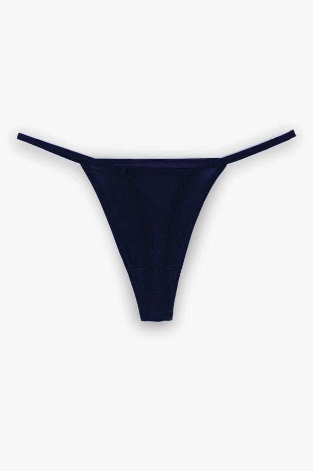 String Tanga Külot Soft Lastik Yumuşak Penye - 4