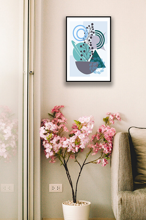 Stylish Wall Artwork, Home, Bedroom, Living Room, Office Frame-Styled Aesthetic Boho Mdf Wall Decor, 20 X 30 cm