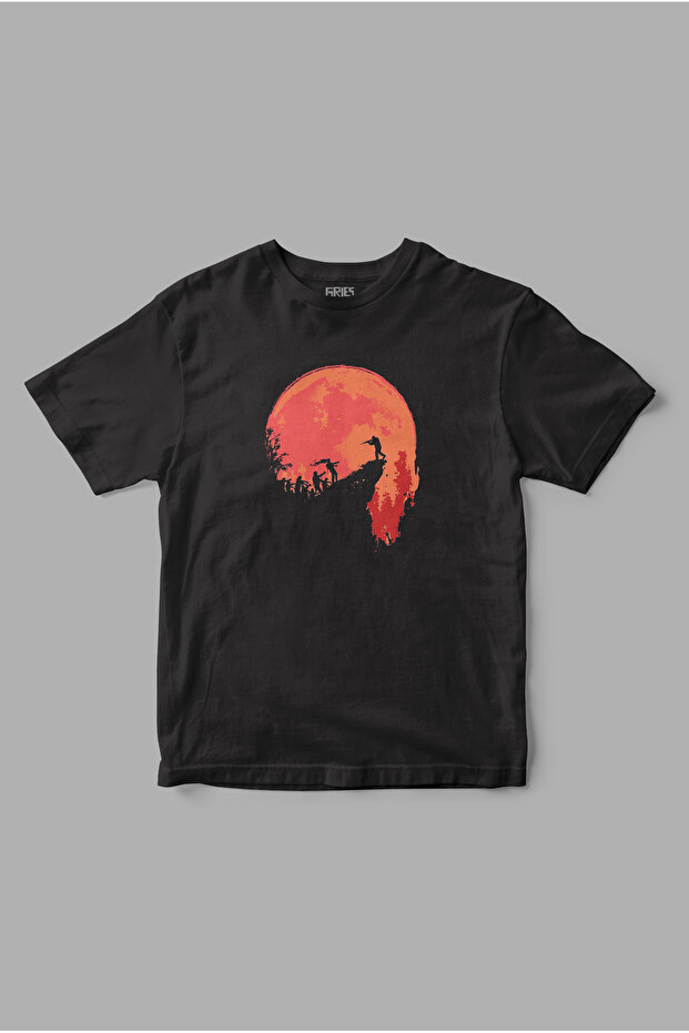 Moon" The Walking Dead Twd Printed T-Shirt