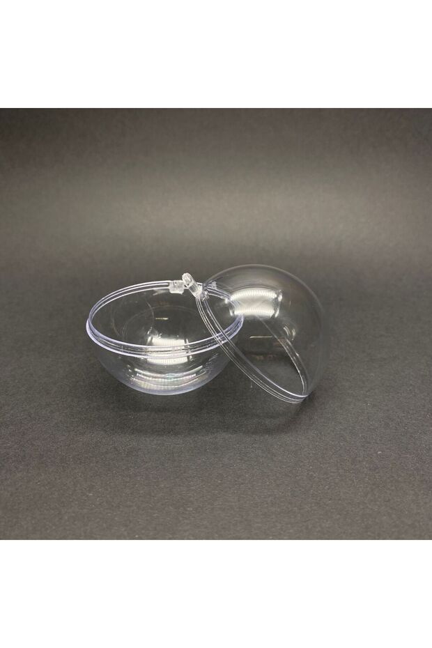 MİKA BALON - KRİSTAL KÜRE - AÇILABİLİR DEKOR İÇİN PLEKSİ TOP 6 CM 20Lİ PAKET - 2