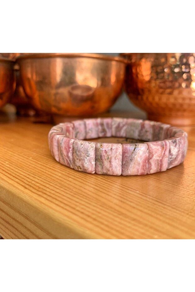 سوار Rhodochrosite مقطوع حسب الطلب مع شهادة
