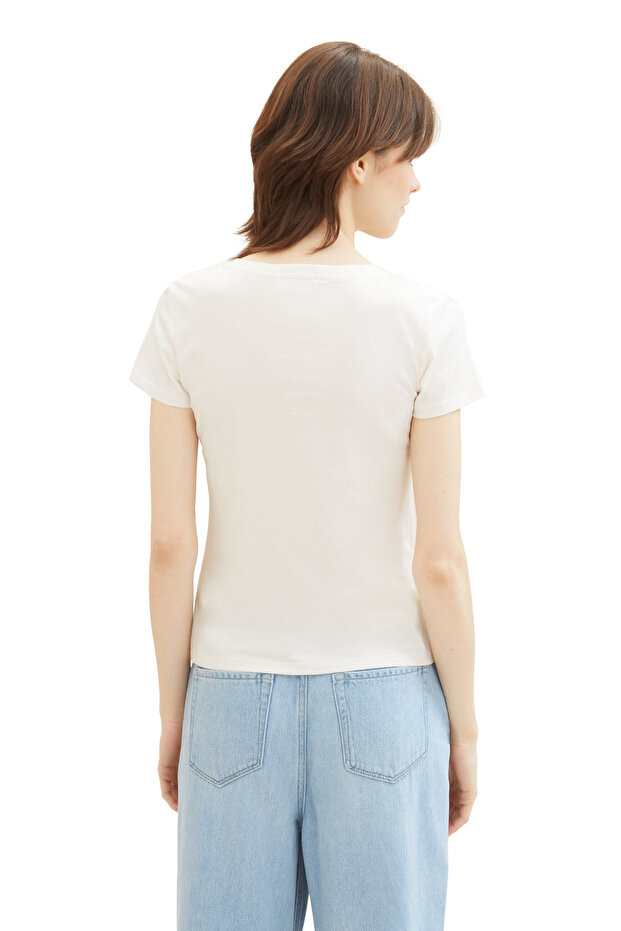 bedrucktes Basic-T-Shirt - 3