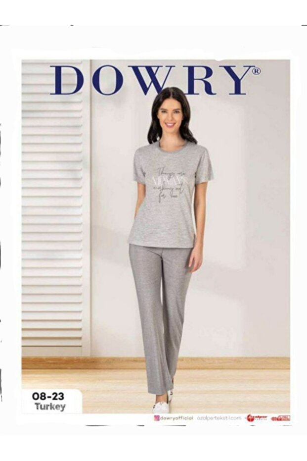 Pijama Takımı Alt-üst  (%65Ployester-%35Viskon ) - 1