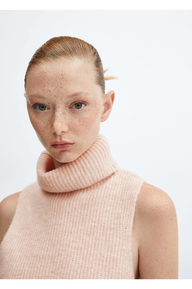 Balıkçı Yaka Bluz - 5