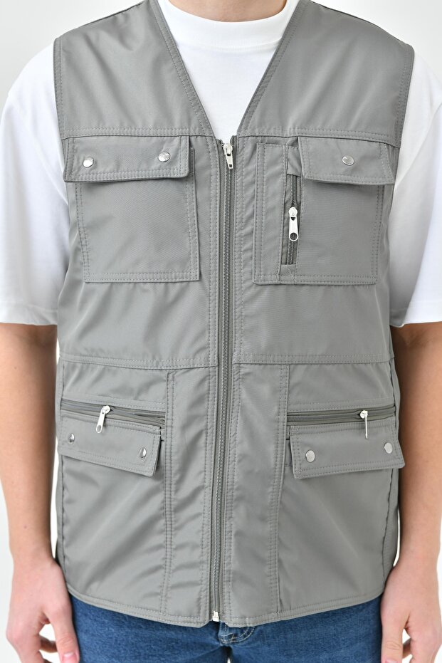 Çok Cepli Bondit Yelek - 6