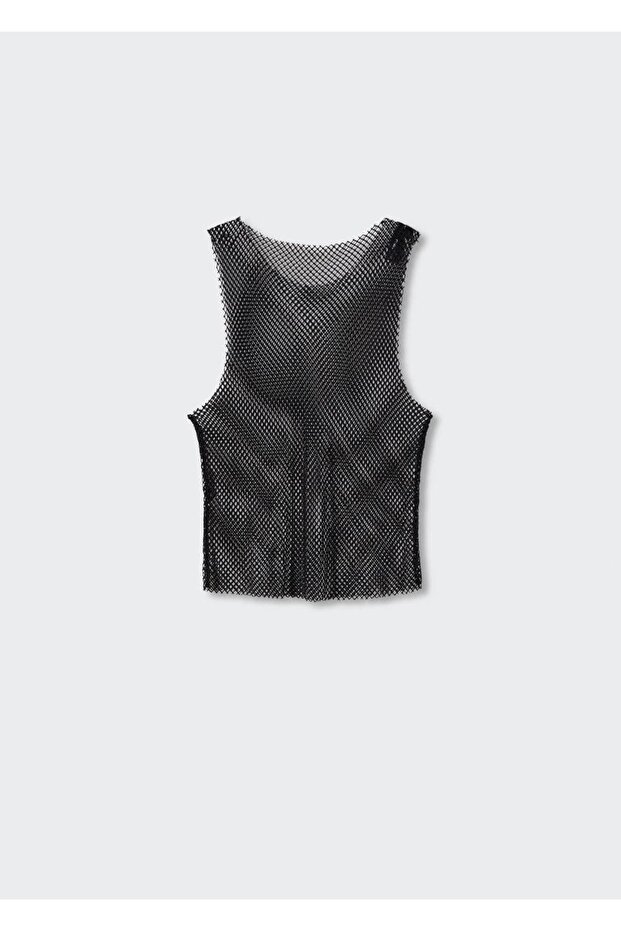 Netzbluse mit Kristalldetail - 3