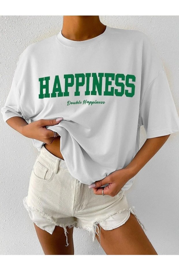 t shirt printed unisex crew neck