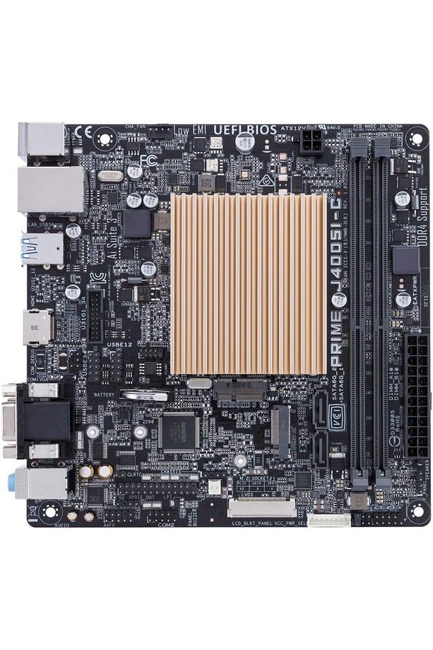 ASUS Prime J4005I-C Intel J4005 Celeron J4005 CPU DDR4 2400 LVDS Hdmı Vga M2 Usb3.1 Mini ITX - 4