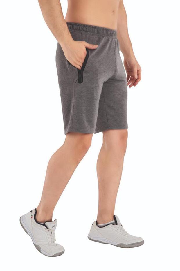 Waffle Patterned Men's Shorts - 3165 Model - 1