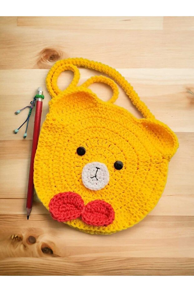 Gift Girl's Character Teddy Bear Bag (stickman with pencil is a gift)