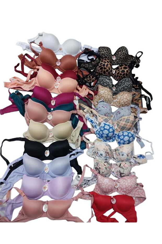 SUPPORTED EMPTY CAP 4-PIECE BRA - 2