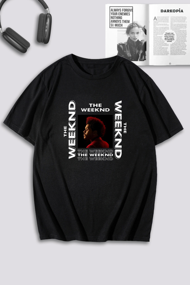 Unisex Women Men The Weeknd Printed Special Design Oversize T-shirt