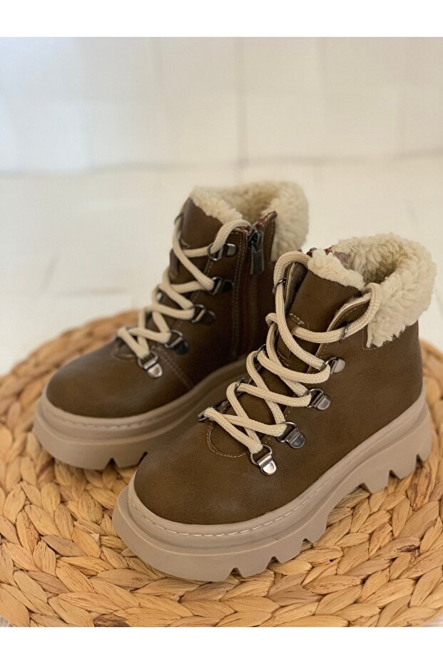 UNISEX BLACK COFFEE CHILDREN'S BOOTS