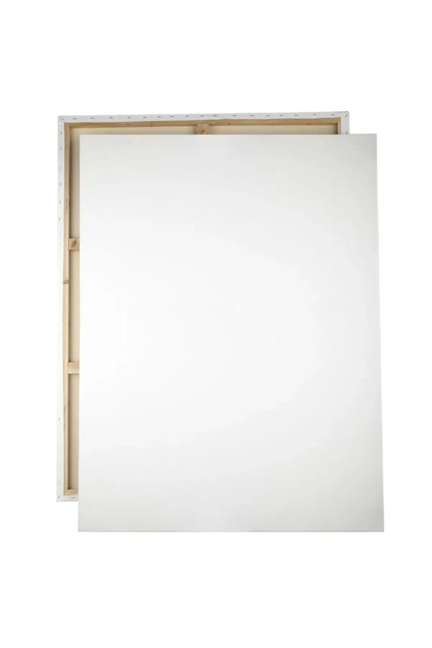 100 X 200CM Arkadan Zımbalı Yüksek Kaliteli Astarlı Hazır Tuval Boş Tuval Tablo - 1