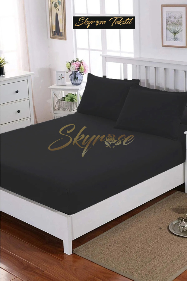طقم ملاءة سرير مفرد من سلسلة Skyhome مقاس 160 × 240 سم (ملاءة + كيس وسادة) منسوجات منزلية
