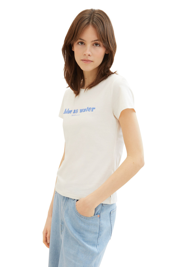 bedrucktes Basic-T-Shirt - 1