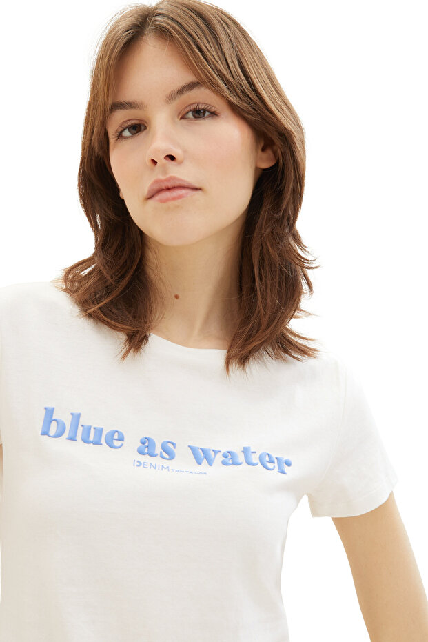 bedrucktes Basic-T-Shirt - 5