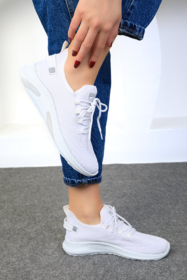 Fehér uniszex tornacipő 16884 - 3