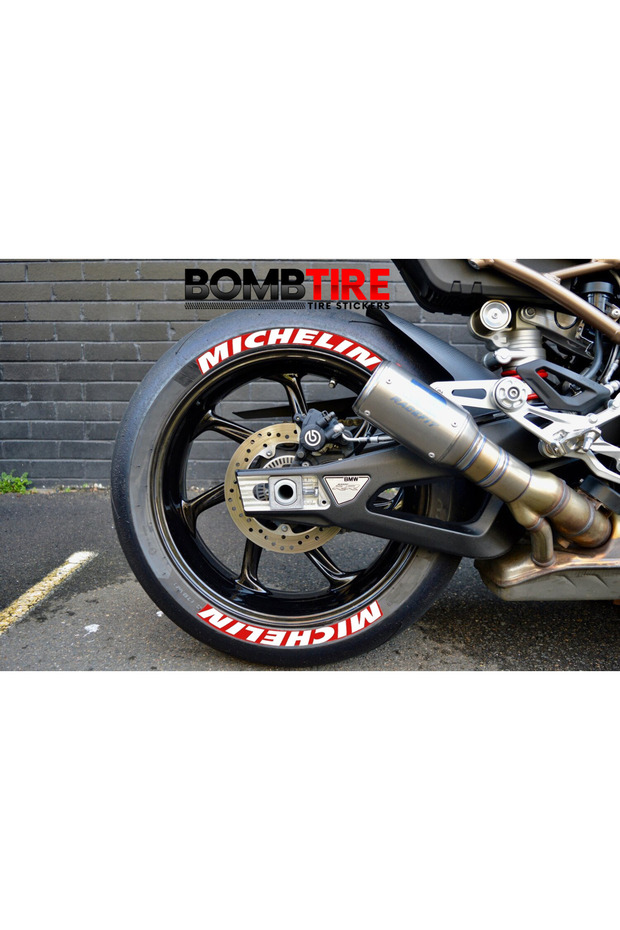 Tire Lettering New Model MICELIN Motorcycle and Automobile Sticker Rigging 8 Pieces + Glue Original Product