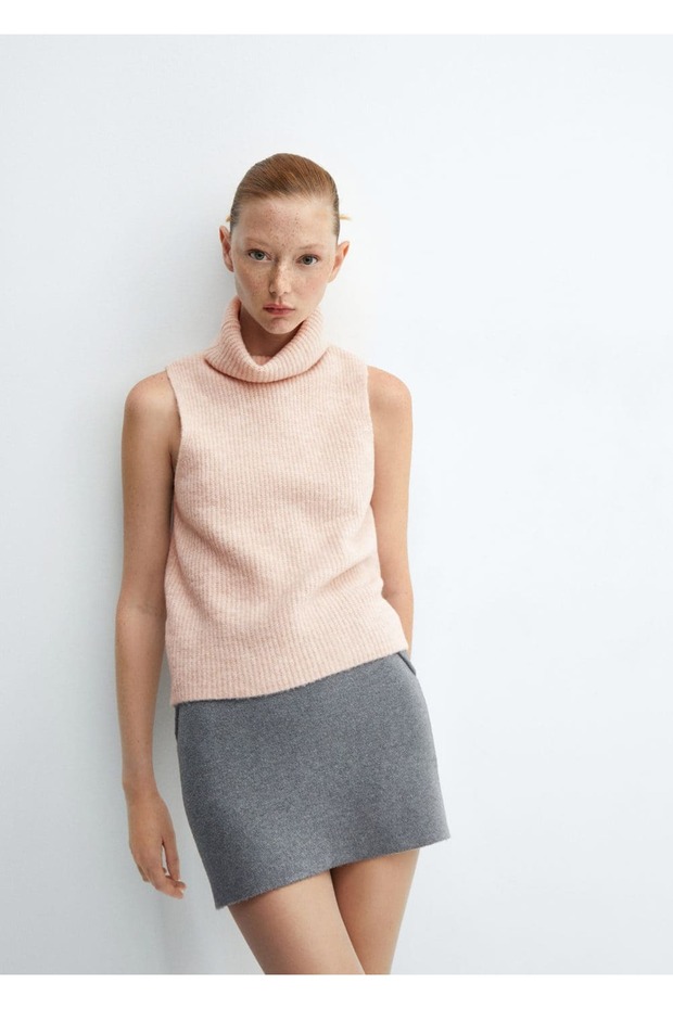 Balıkçı Yaka Bluz - 7