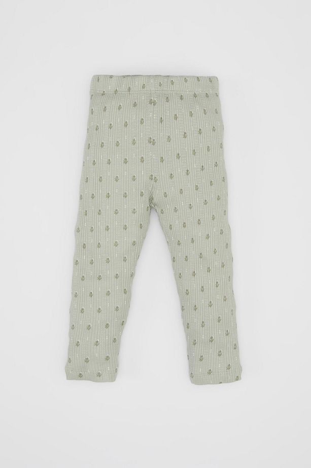 Kız Bebek Pijama Takımı Çiçekli Uzun Kollu Üst Beli Lastikli Uzun Alt C0656a524sp - 2