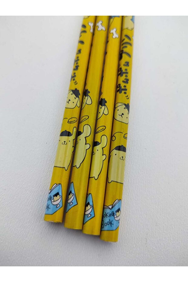Pompompurin Patterned HB Pencils 4 Pieces