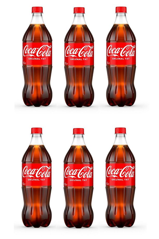 Coca Cola Kola Orijinal Tat 1 Lt X 6 Adet - 1