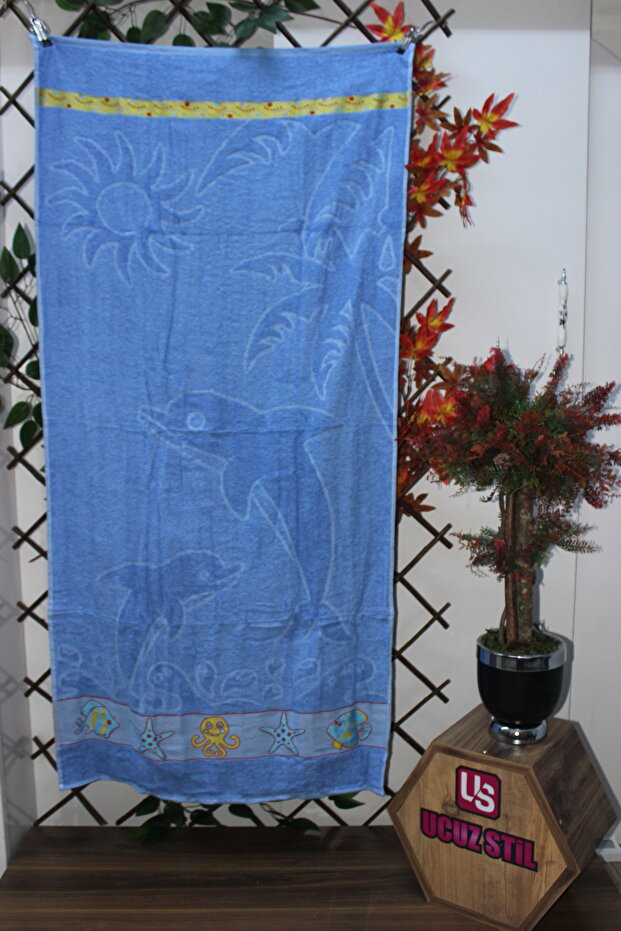 UNISEX PATTERNED BEACH TOWEL 70*140 SIZE WHAT THIN WHAT THICK LARGE TOWEL