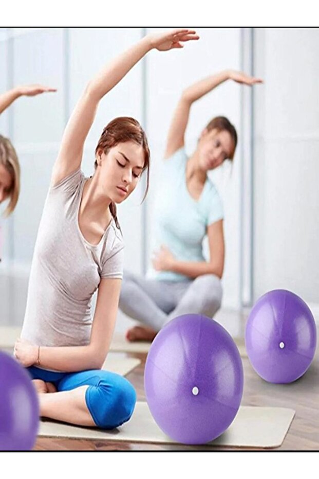 Mini Pilates Topu (25 cm / Mor) - 3