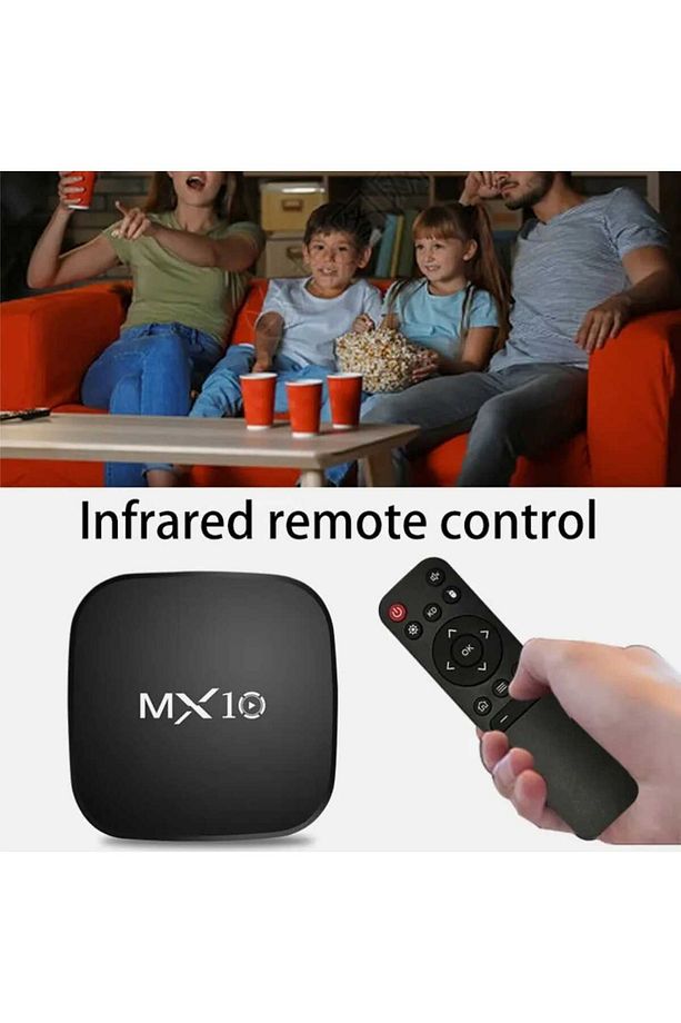 MX10 1/8 GB 4K Android TV Box Media Player - 5