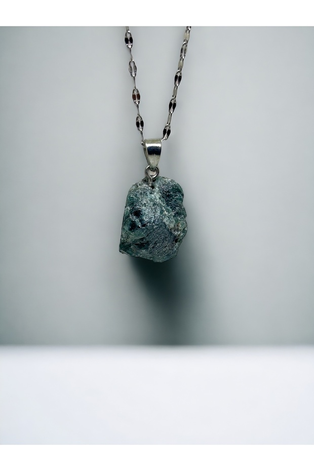 Apatit Ham Doğal Taş Kolye - 1