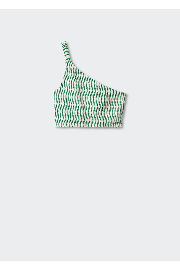 Büzgülü Asimetrik Bluz - 3