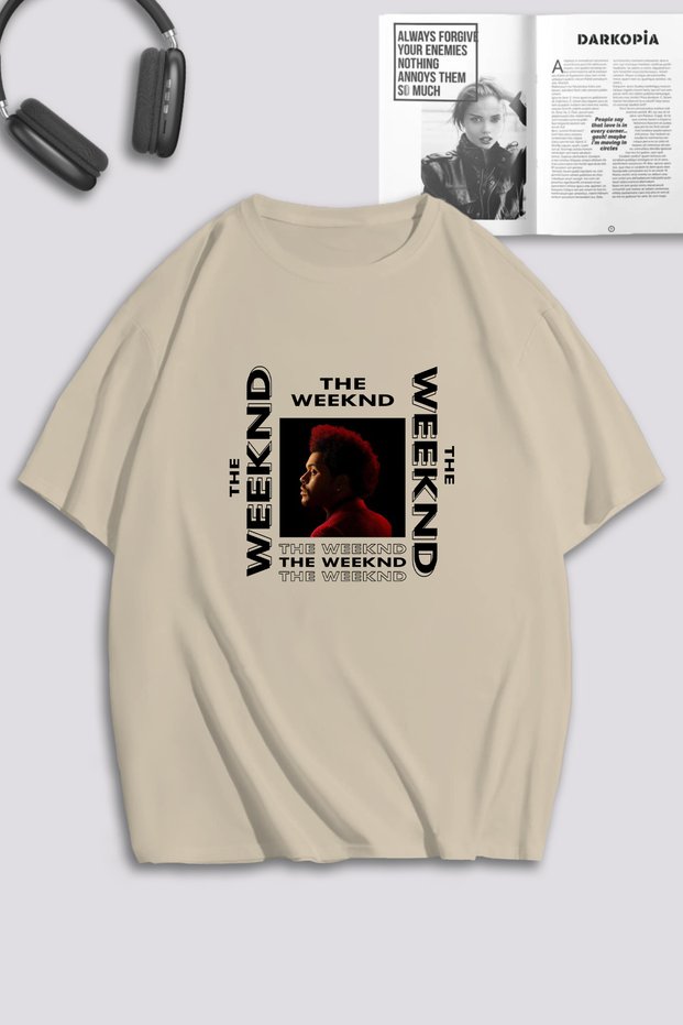 Unisex Women Men The Weeknd Printed Special Design Oversize T-shirt
