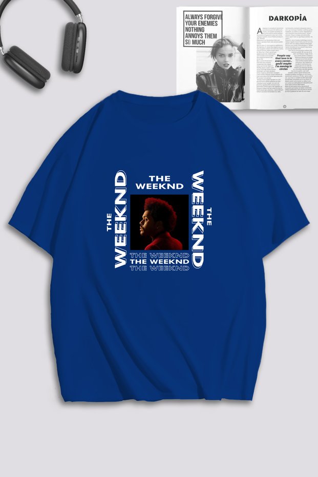 Unisex Women Men The Weeknd Printed Special Design Oversize T-shirt