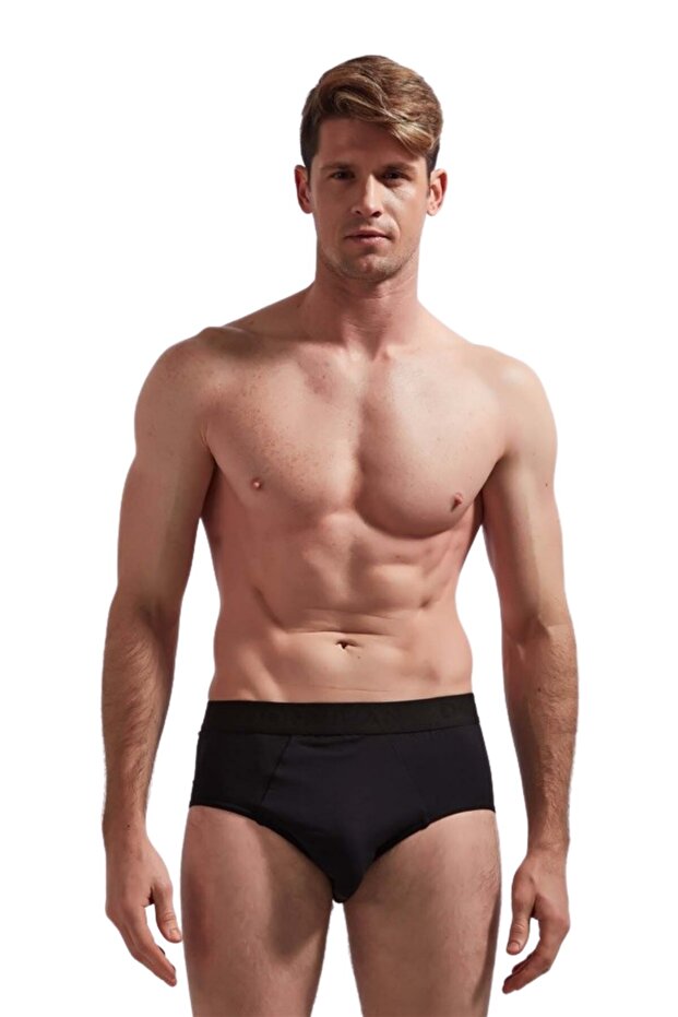Men's Panties Waist Written Rubber Cotton Lycra 1102