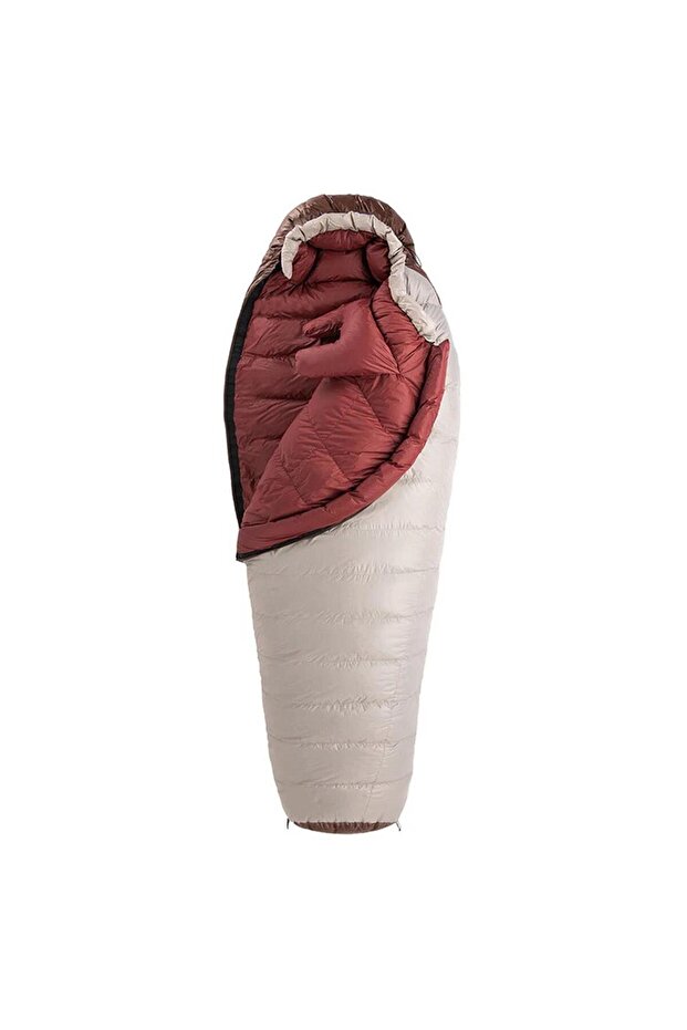 Snowbird Mummy Duck Down Sleeping Bag |smoke Brown, L | 90% Down, 650fp, 380g For Camping