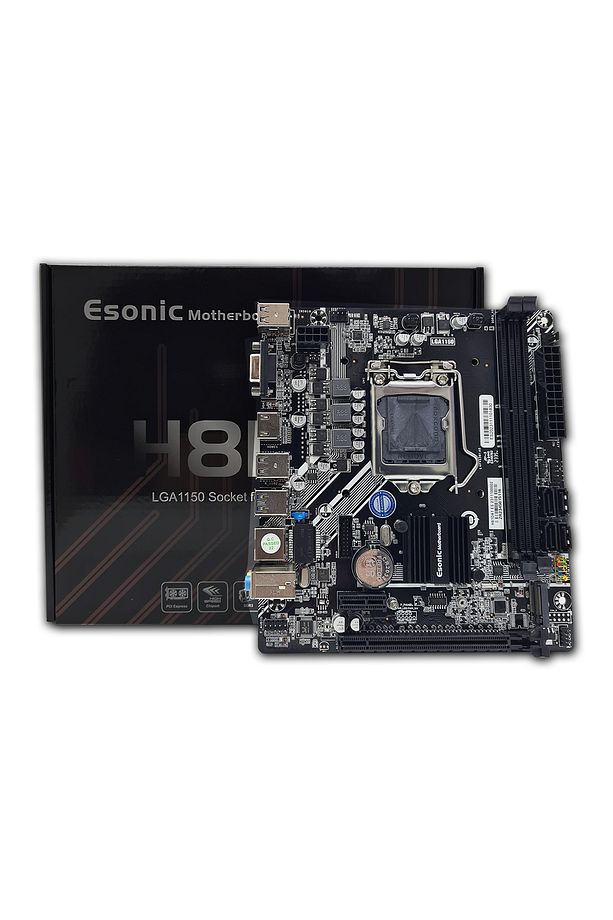 ESONİC H81DA1 LGA1150 DDR3 M.2 SLOT HDMI+VGA mATX ANAKART - 1