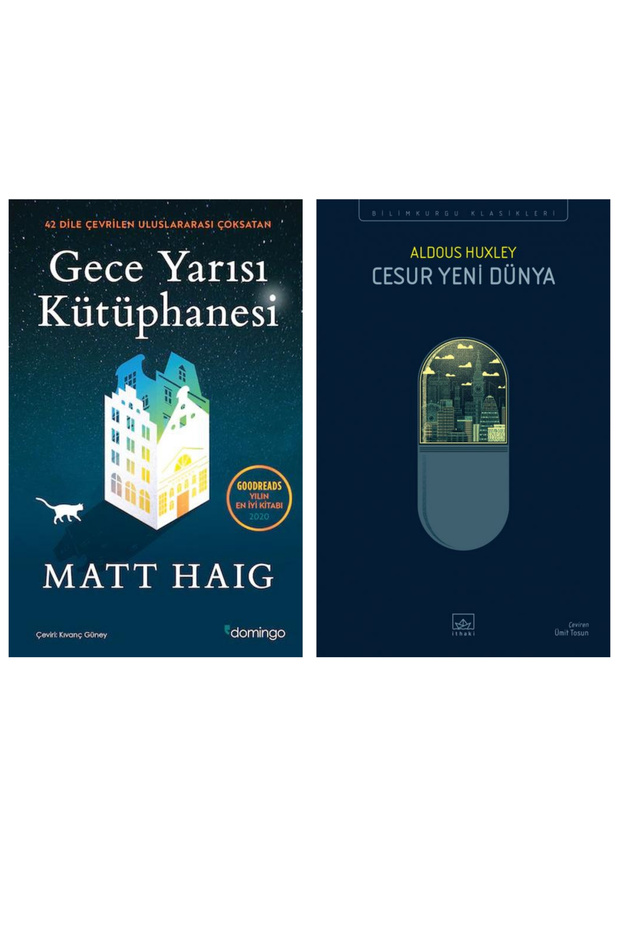 Gece Yarısı Kütüphanesi (Matt Haig)+ Cesur Yeni Dünya (Aldous Huxley)