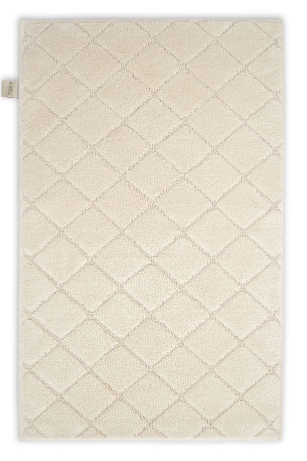 CCL Uni 17714 57x100 50x57 Naturel-Ekru İkili Set Banyo Paspası - 3