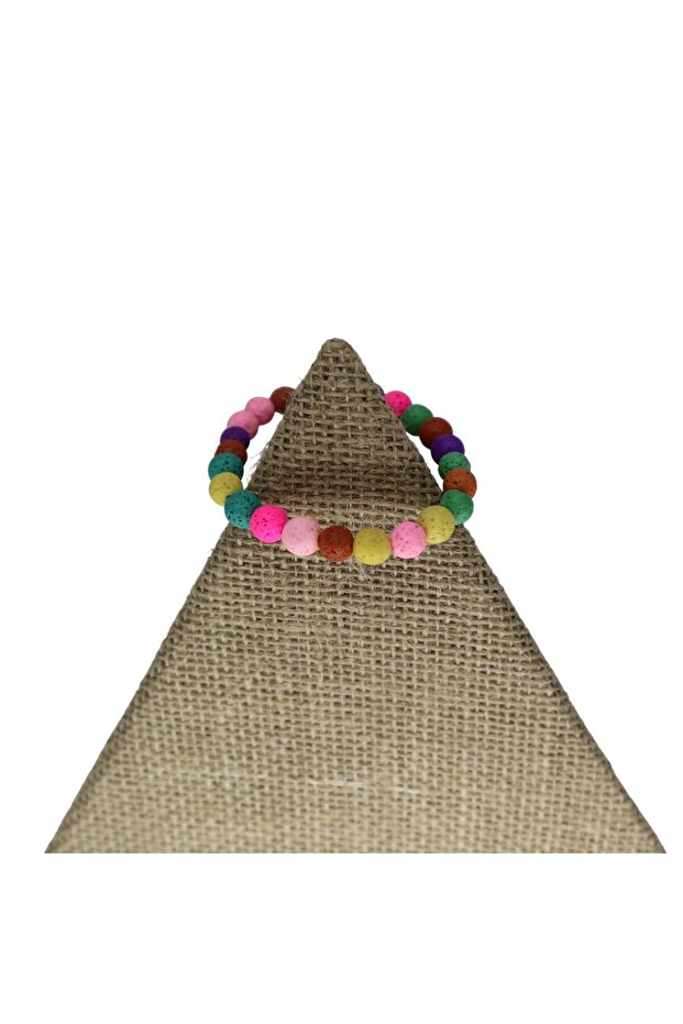Lava Stone Colored Bracelet 6 Colored - 2