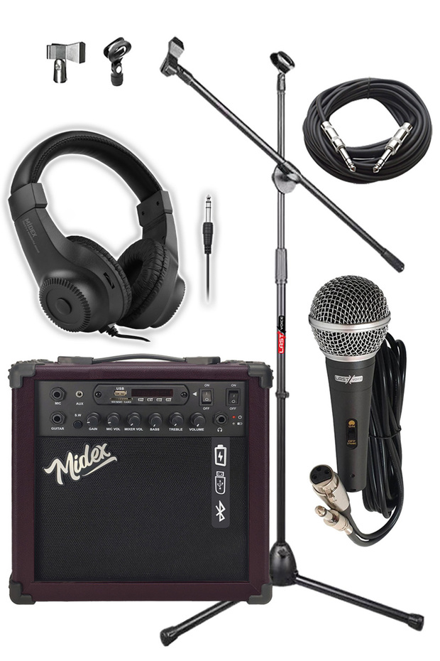 MGA-25BN-PAK Elektro Gitar Amfisi 25 Watt USB Bluetooth ve Şarjlı - 1