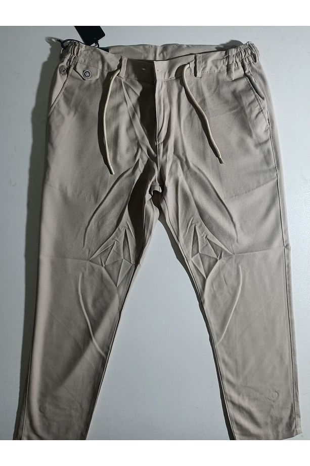 jivensi jagger bel lastikli bağcıklı slimfit pantolon - 1