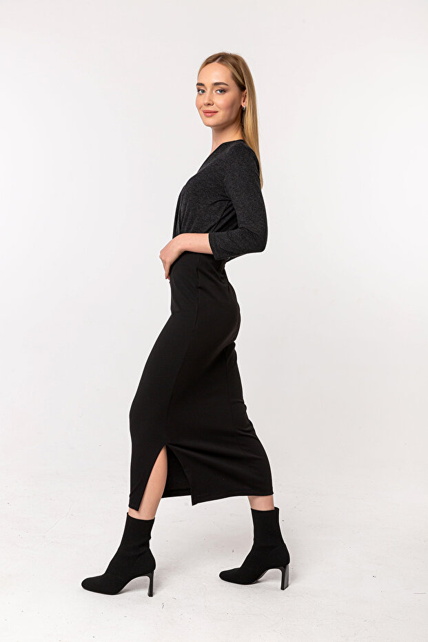 Yırtmaç Detay Etek - 4