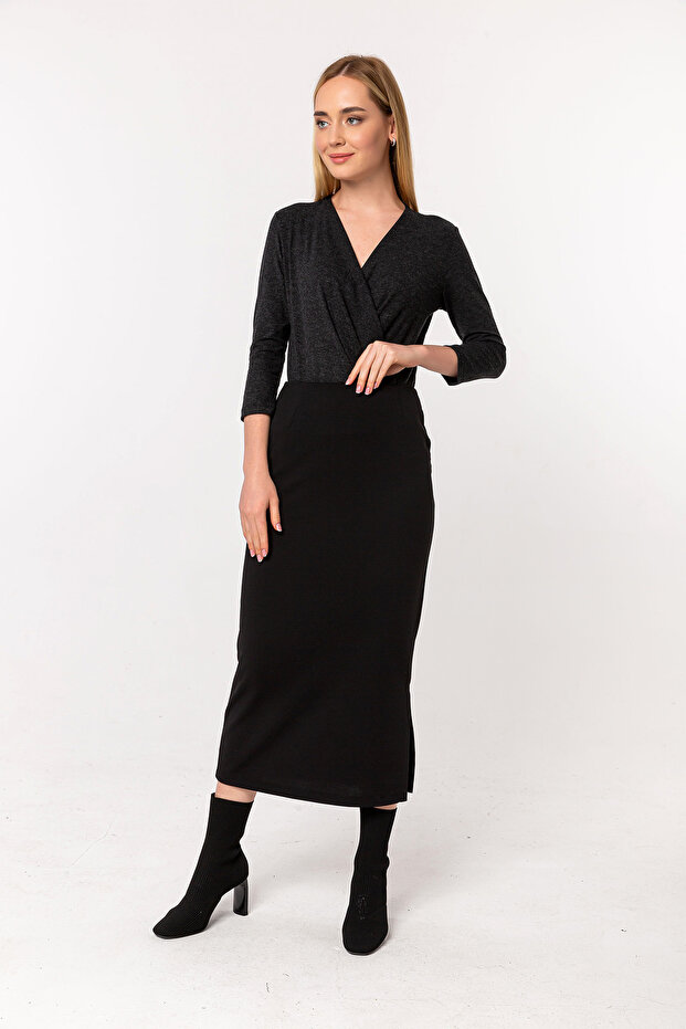 Yırtmaç Detay Etek - 1