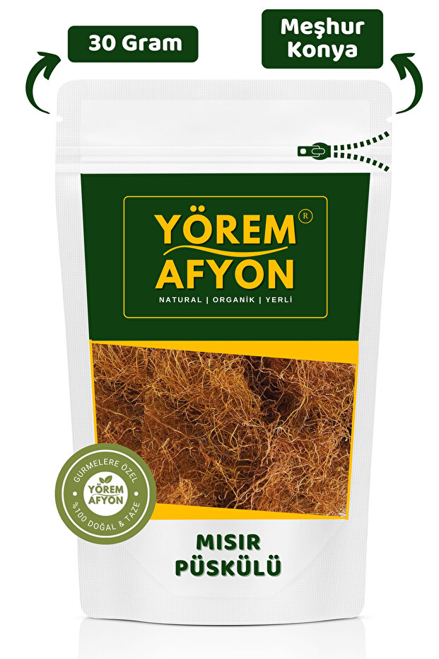 Yörem Opyon Famous Konya Domestic Crop Corn Tassel, Laz Herb| 30gr