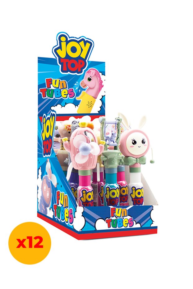 Joytop Fun Tubes - Lollipop 11g X 12 Pieces