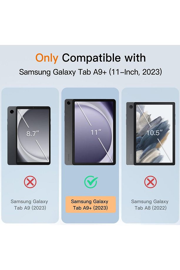 Samsung Galaxy Tab A9 + PLUS SM-X210 11 Inç Çocuklar İçin Tablet Kılıfı Standlı Like Renkli Silikon - 2