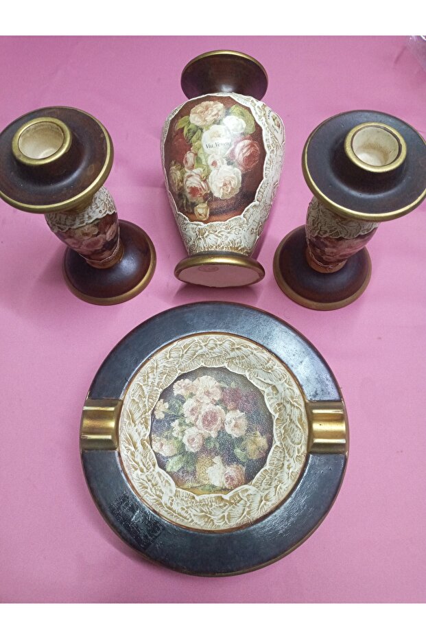 Şamdan Vazo ve Kül Tablosu - 3