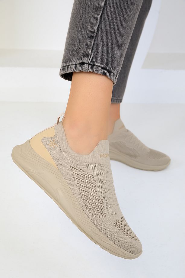 Bej Kadın Sneaker 16979 - 5